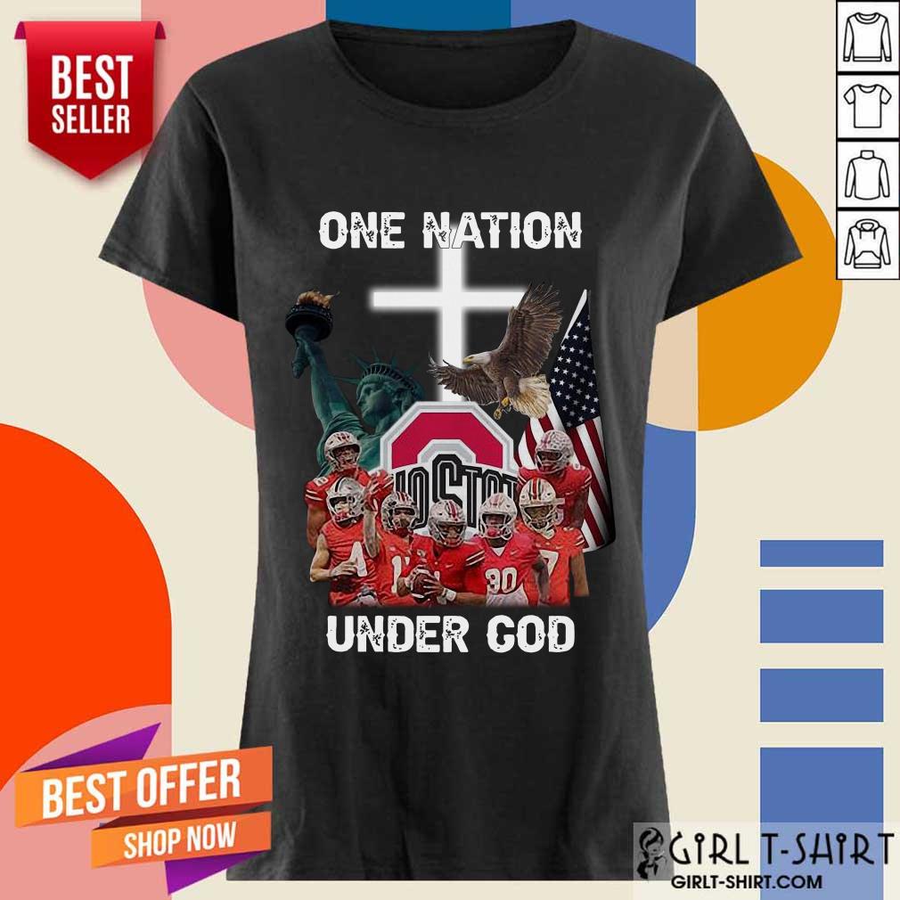 Ohio State Buckeyes One Nation Under God Shirt - Image 2