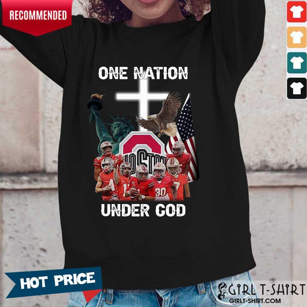 Ohio State Buckeyes One Nation Under God Shirt - Image 5