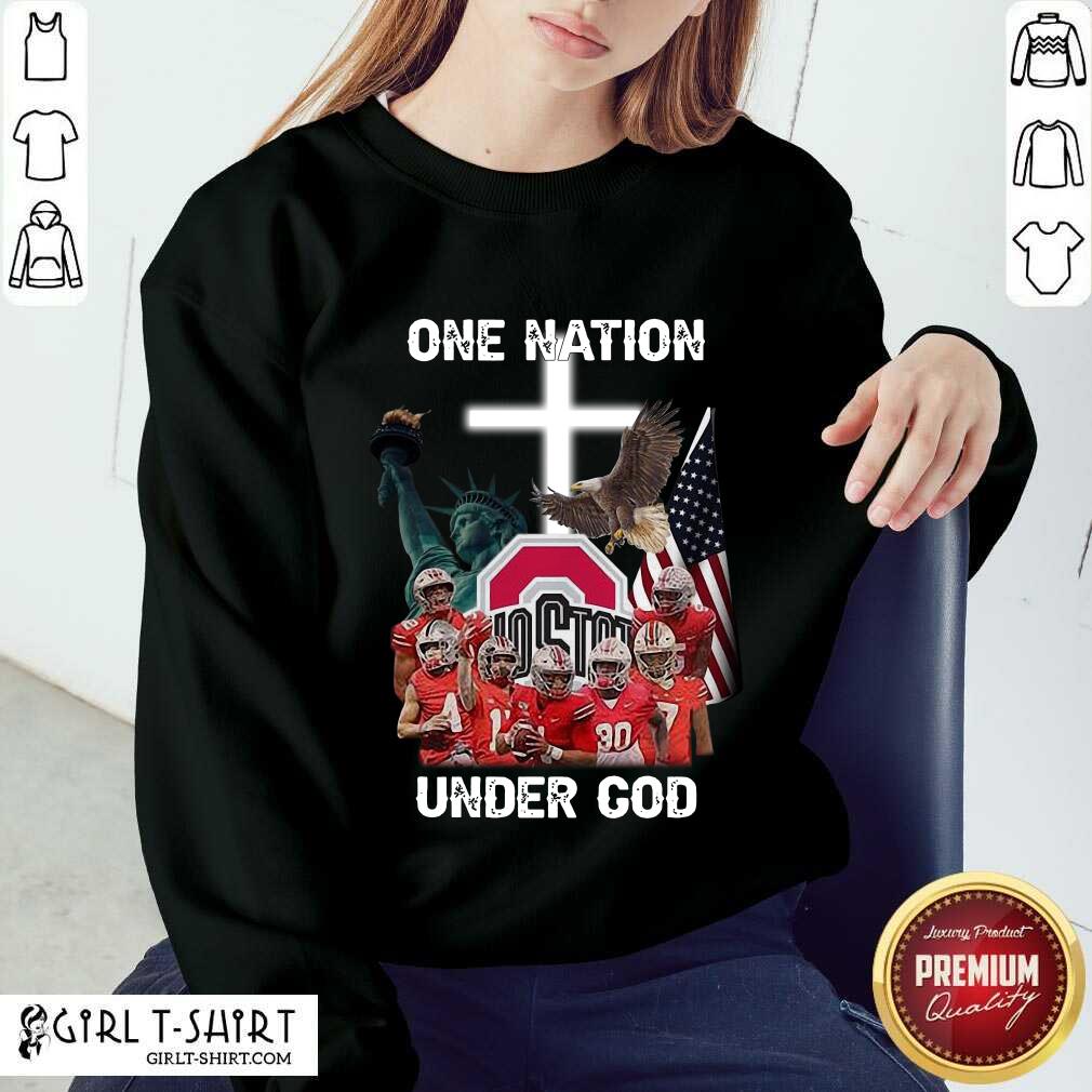 Ohio State Buckeyes One Nation Under God Shirt - Image 4