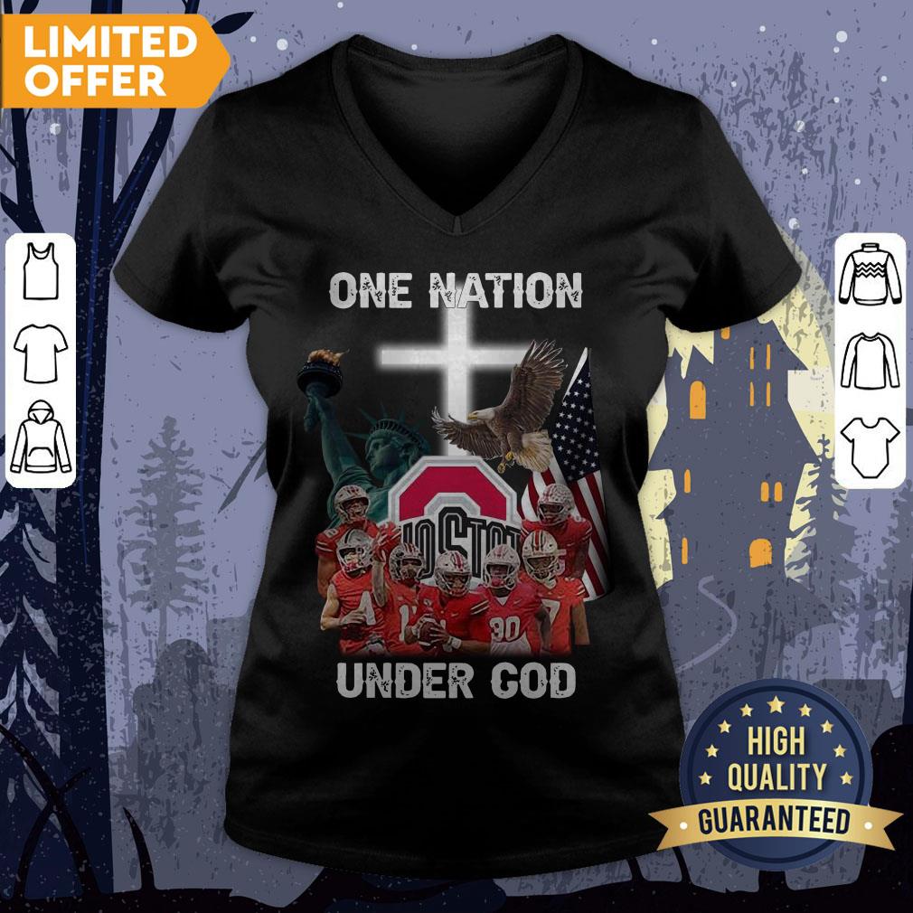 Ohio State Buckeyes One Nation Under God Shirt - Image 3