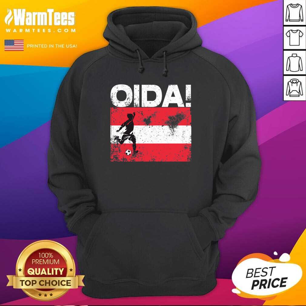 Oida Austria Football Team Fan Soccer Flag Shirt - Image 4