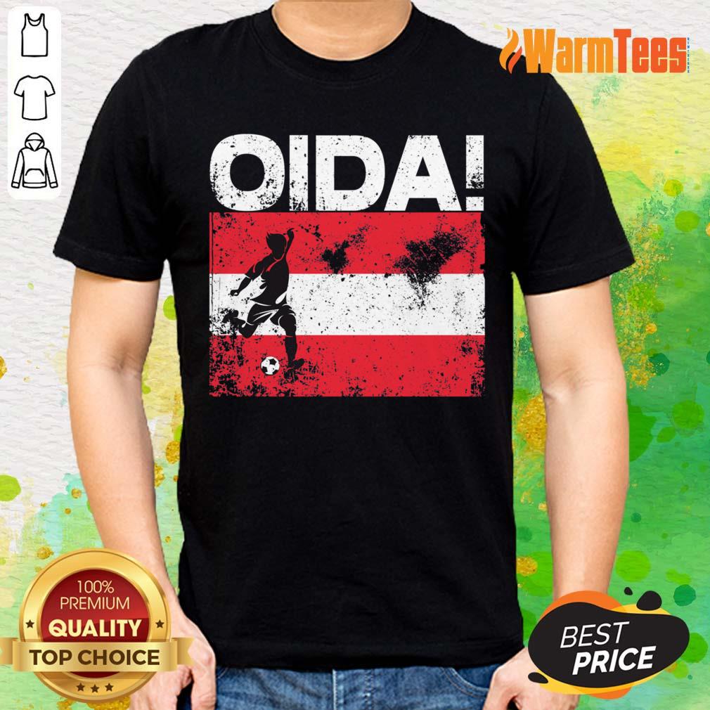 Oida Austria Football Team Fan Soccer Flag Shirt