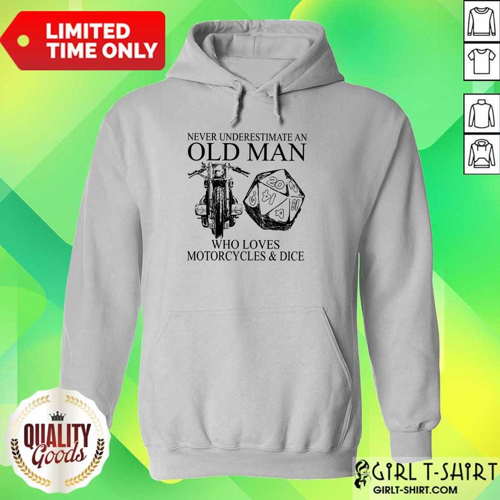 Old Man Who Loves Motorcycle And Dice Shirt - Image 3
