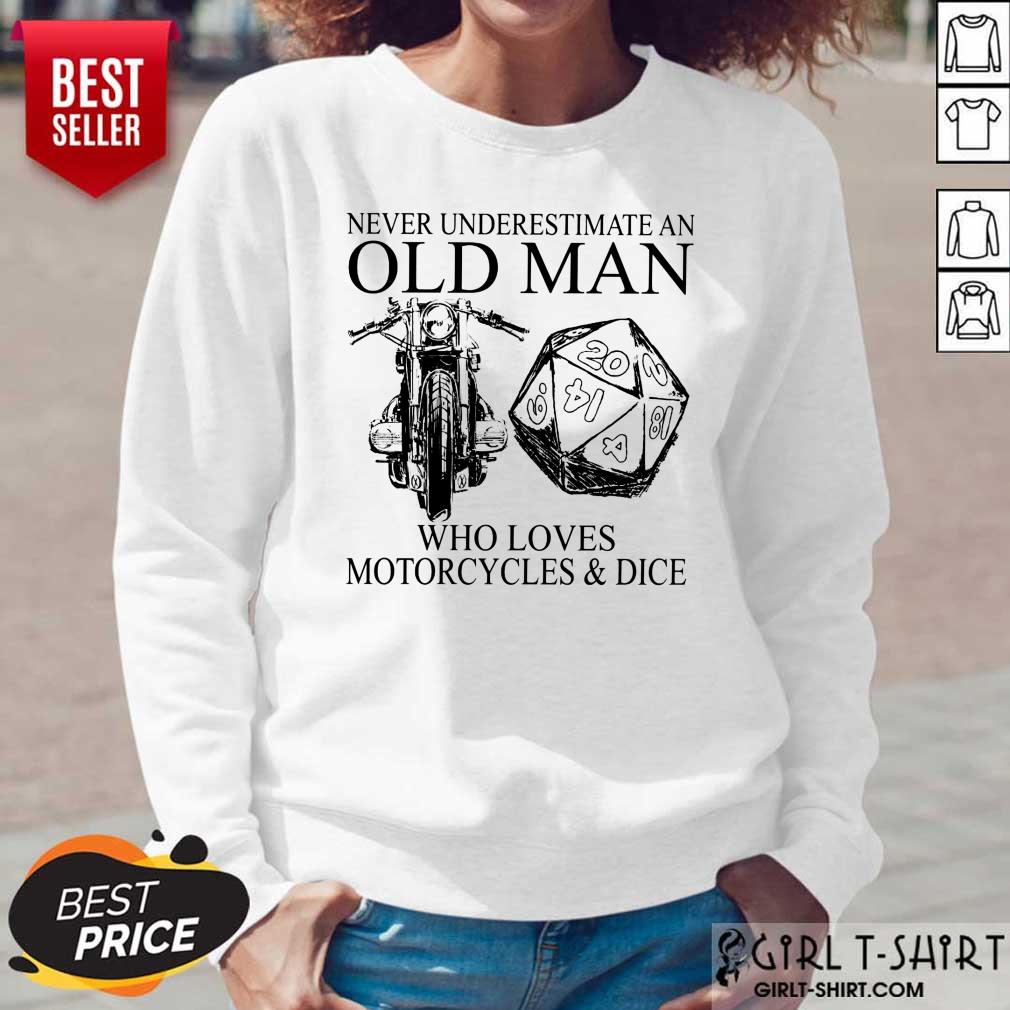 Old Man Who Loves Motorcycle And Dice Shirt - Image 5
