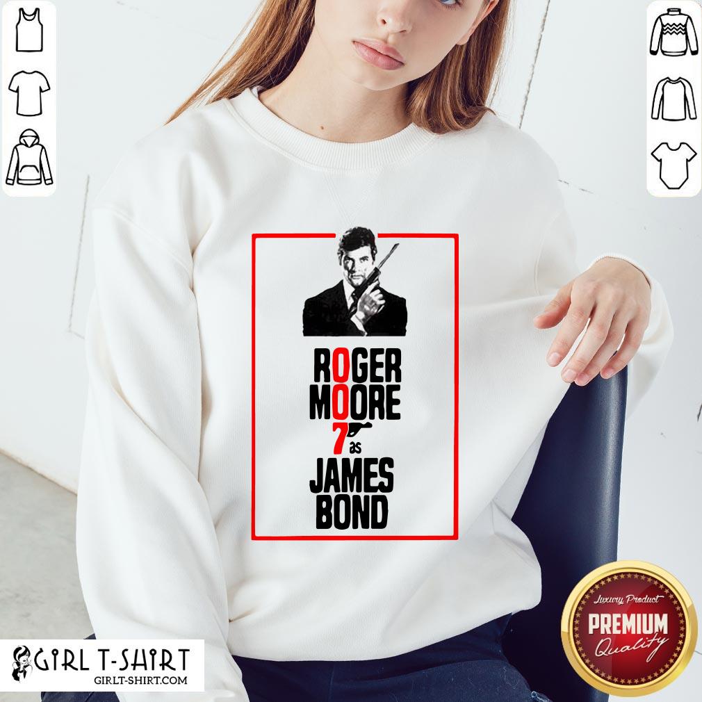 On Roger Moore 7 As James Bond Shirt - Image 4