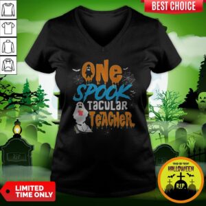 Alternative view of One Spooktacular Teacher Halloween Ghost School shirt