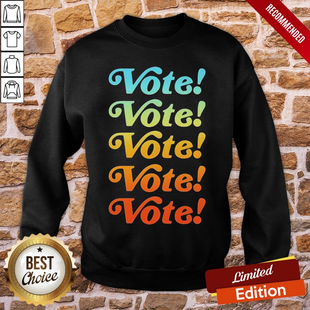 Top Vote Vote Vote 2020 Shirt - Image 4