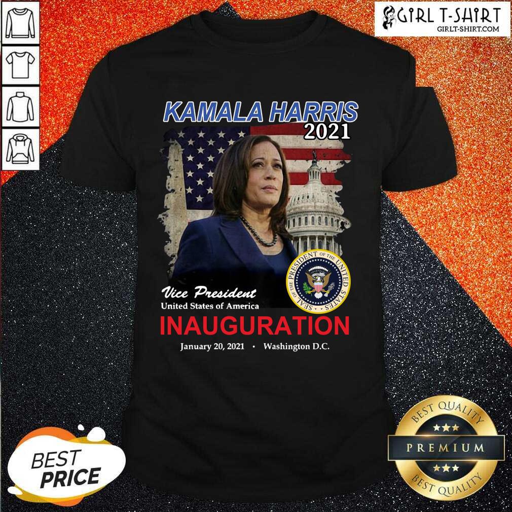 Original 2021 Inauguration Day Kamala Harris Commemorative Souvenir Shirt