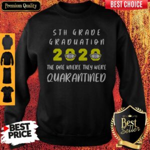 Alternative view of Original 5th Grade Graduation 2020 Mask The One Where They Were Quarantined T-Shirt