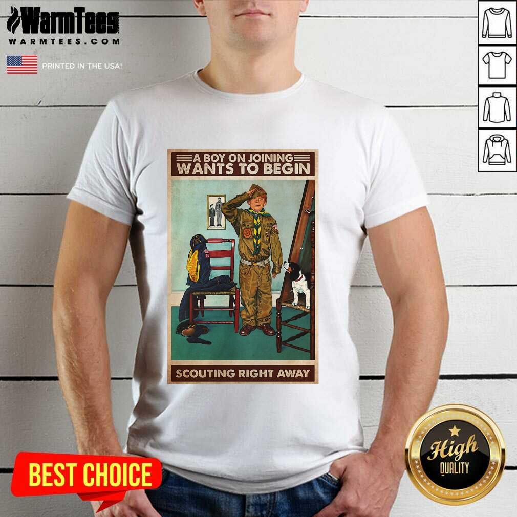 Original A Boy Joining Wants Overjoyed Shirt