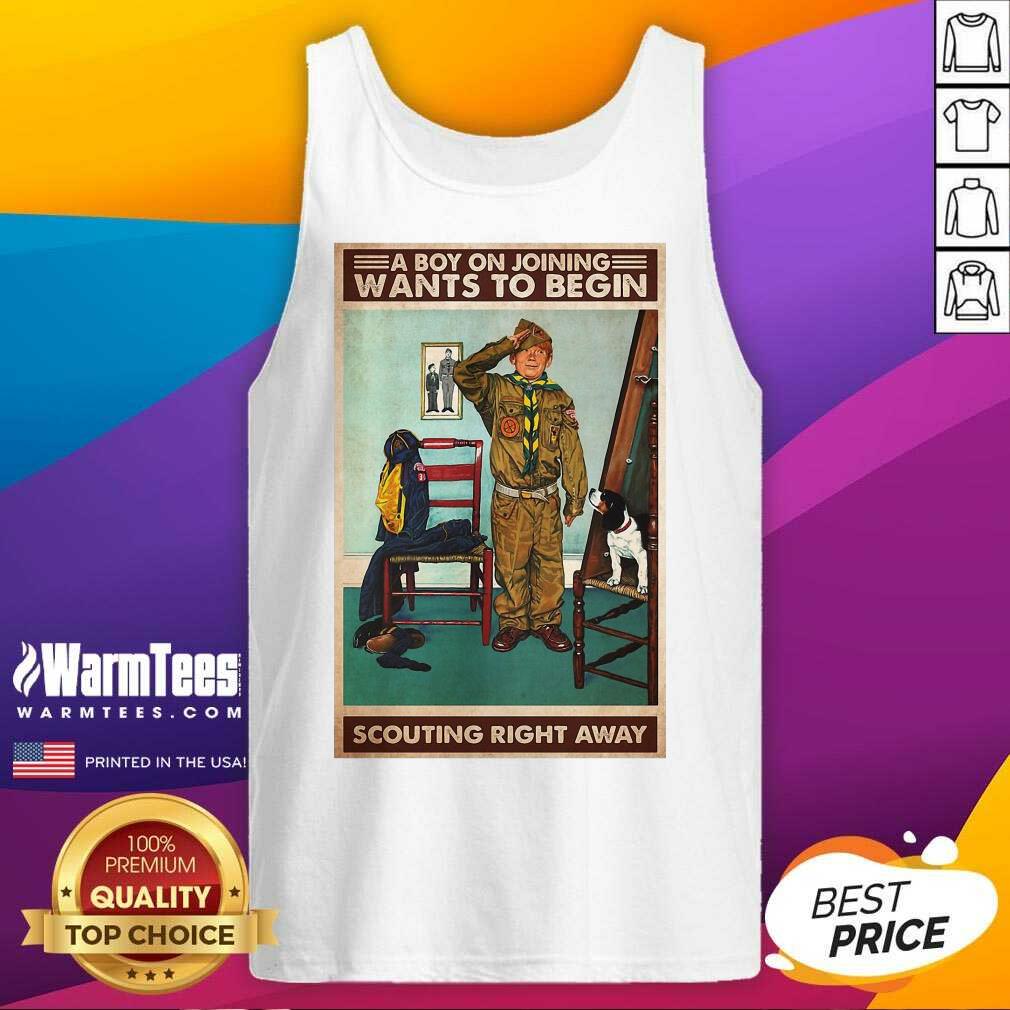 Original A Boy Joining Wants Overjoyed Shirt - Image 2