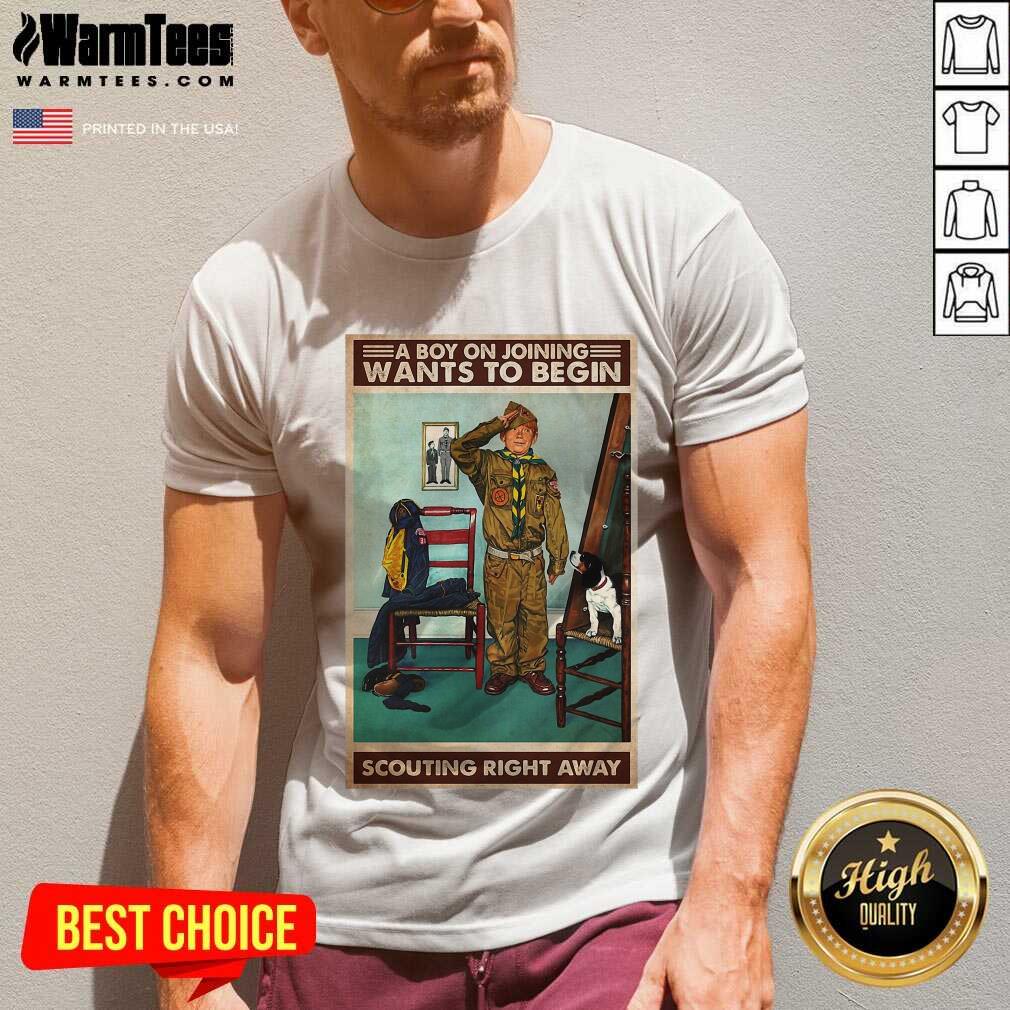 Original A Boy Joining Wants Overjoyed Shirt - Image 5