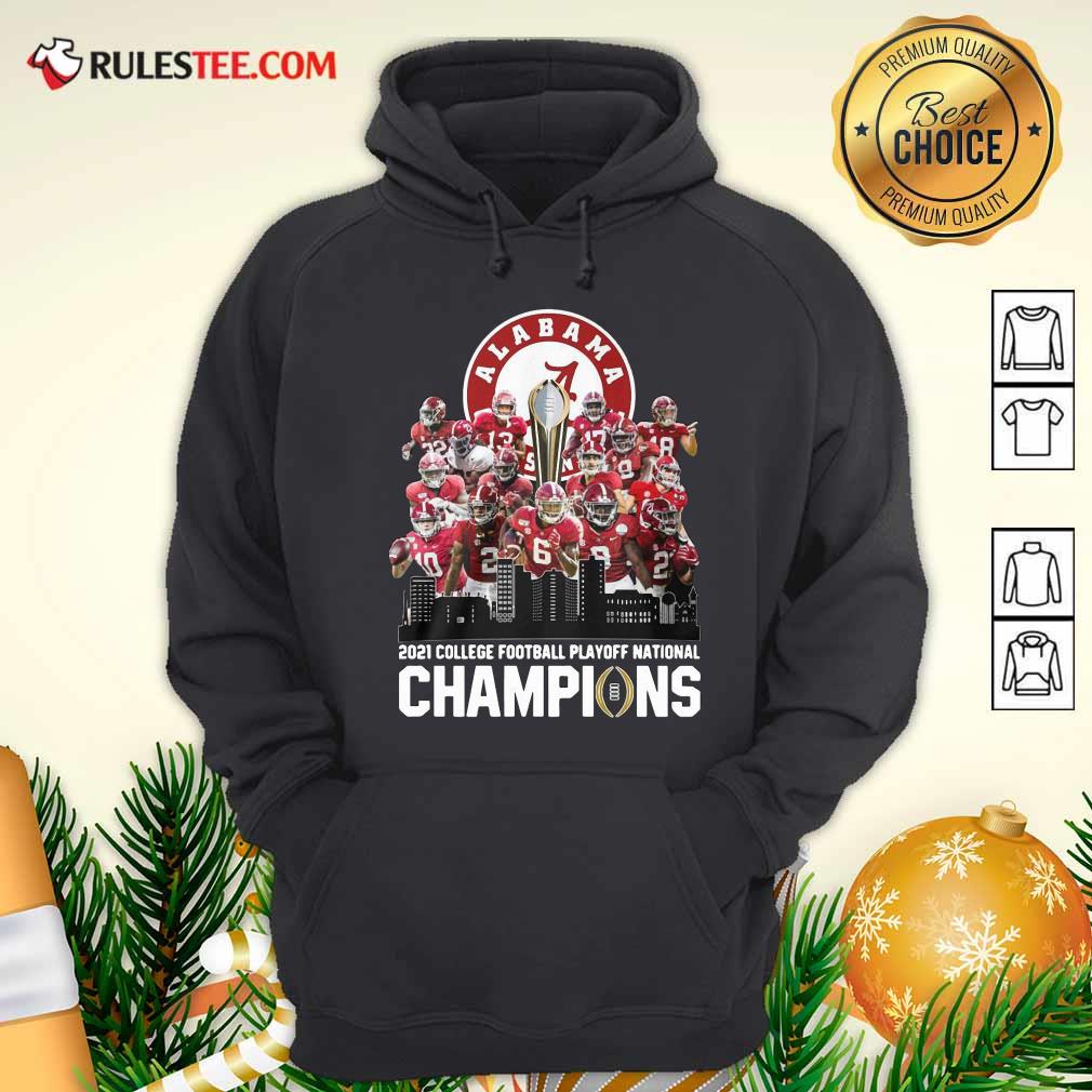 Original Alabama Crimson Tide 2021 College Football Playoff National Champions Shirt - Image 2