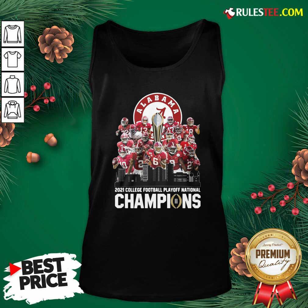 Original Alabama Crimson Tide 2021 College Football Playoff National Champions Shirt - Image 4