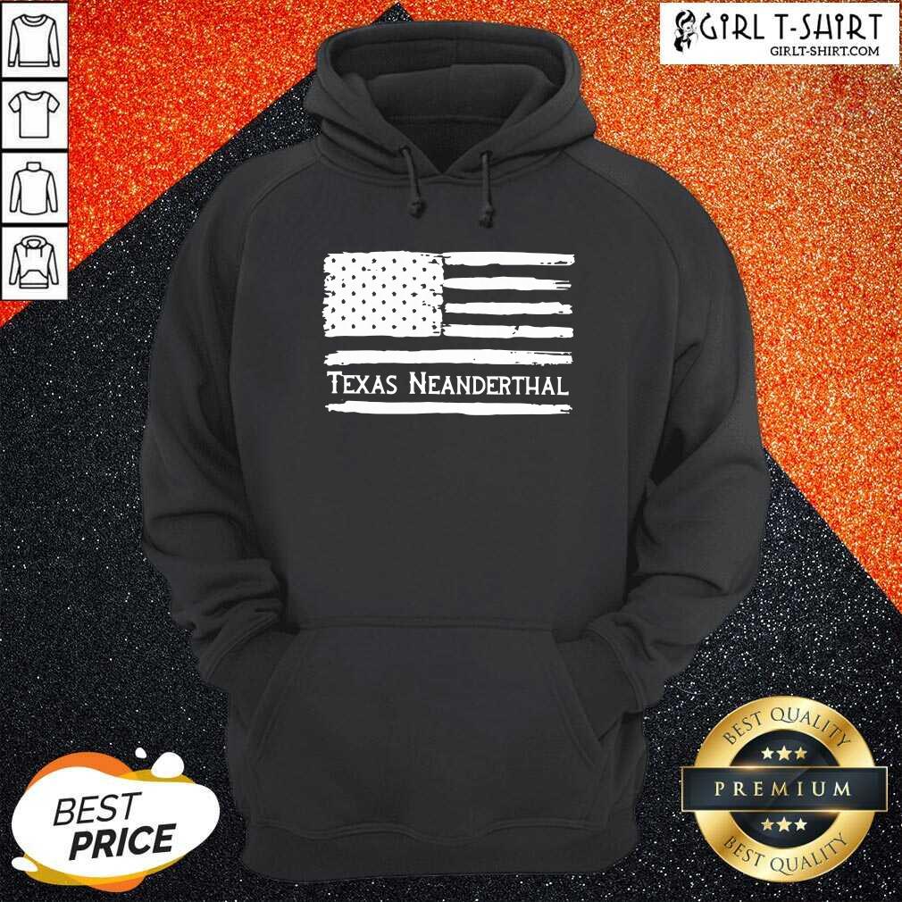 Original American flag Texas Neanderthal Shirt - Image 5