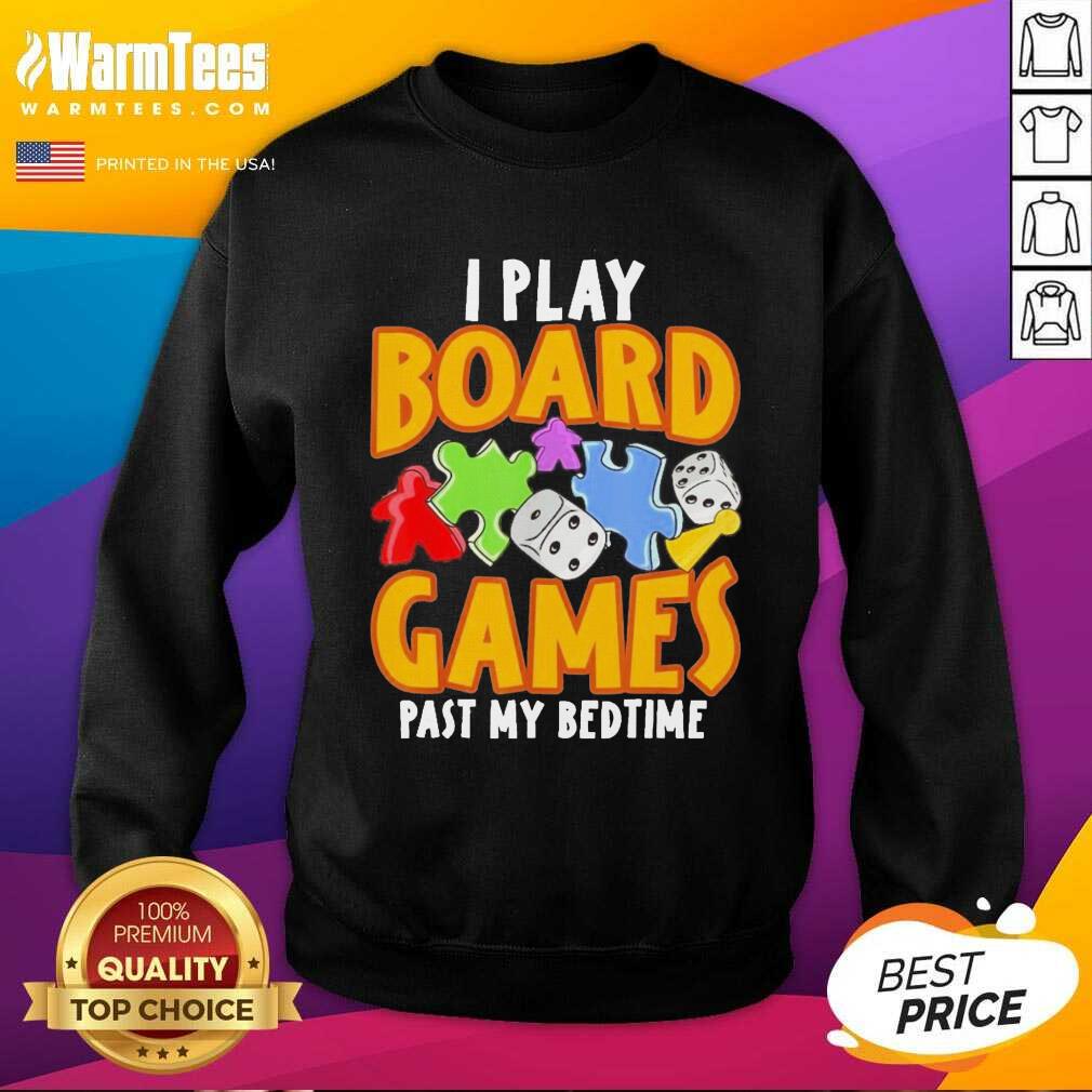 Original Autism I Play Board Games Past My Bedtime Shirt - Image 3