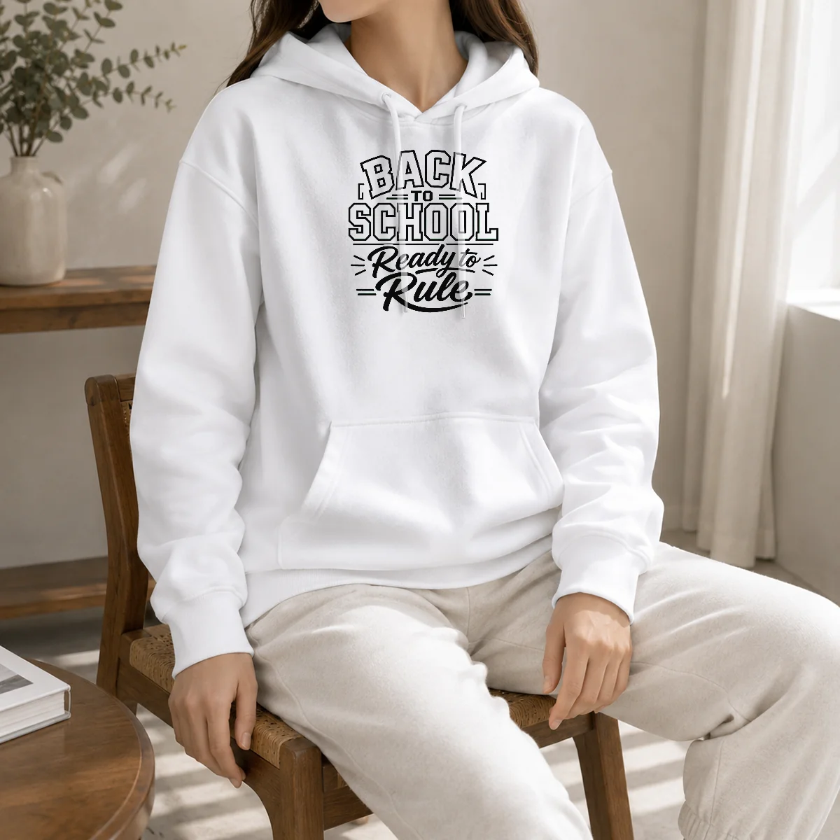 Original Back To School Ready To Rule Line Art Students Shirt - Image 5