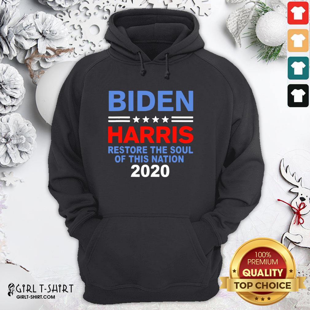 Original Biden Harris Restore The Soul Of this Nation 2020 Shirt - Image 5