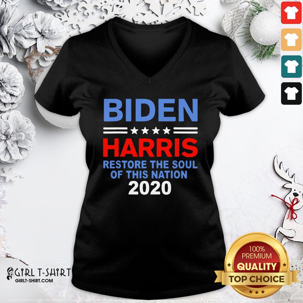 Original Biden Harris Restore The Soul Of this Nation 2020 Shirt - Image 2