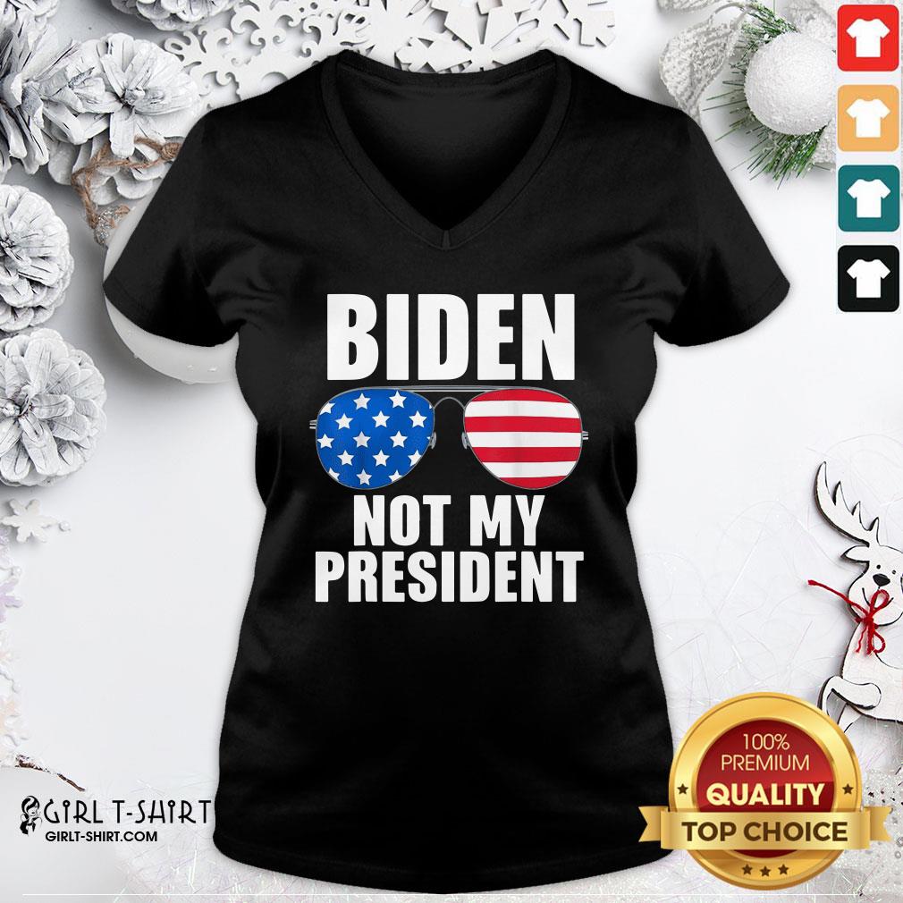 Original Biden Is Not My President Funny Anti Joe Biden Political Shirt - Image 2