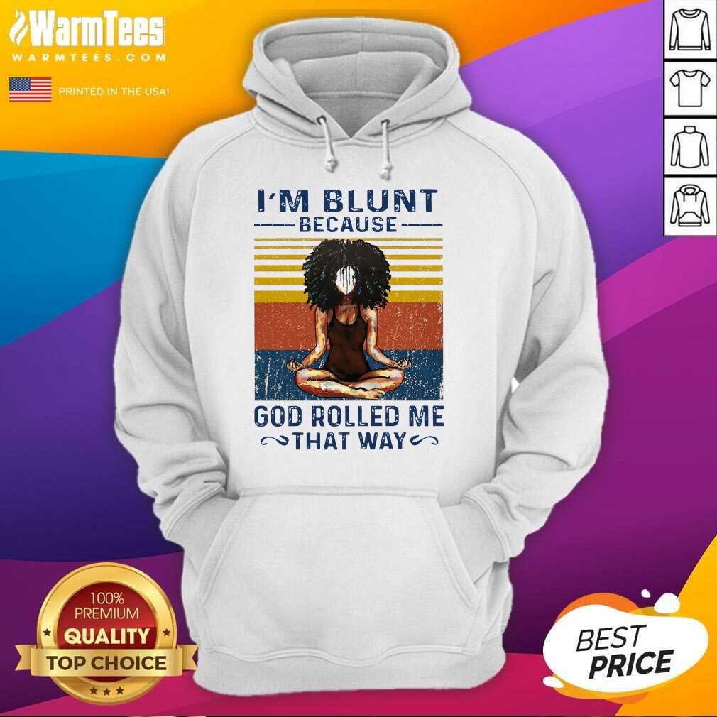 Original Black Girl Yoga Blunt Vintage Shirt - Image 4