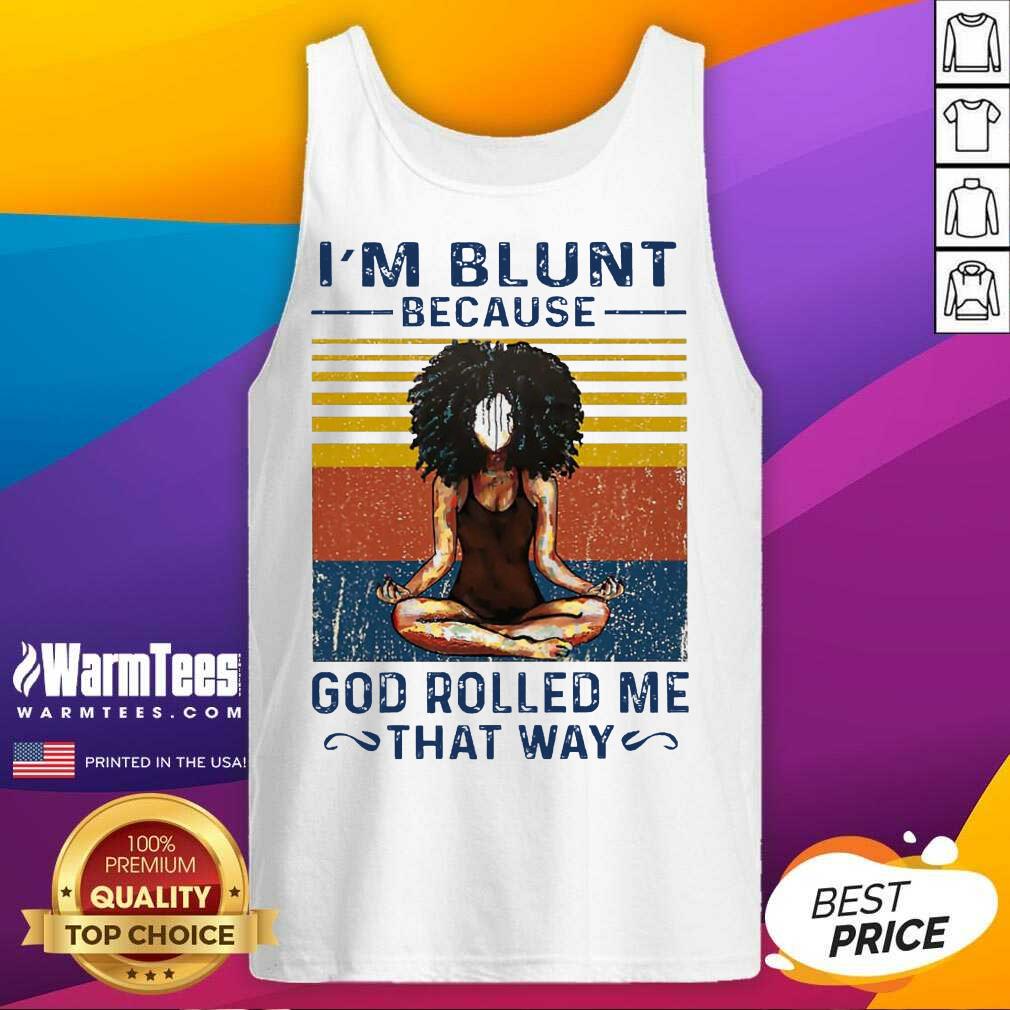 Original Black Girl Yoga Blunt Vintage Shirt - Image 2