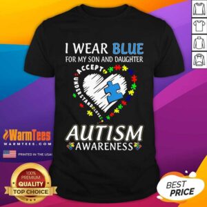 Original Blue Autism Daughter Awareness Shirt