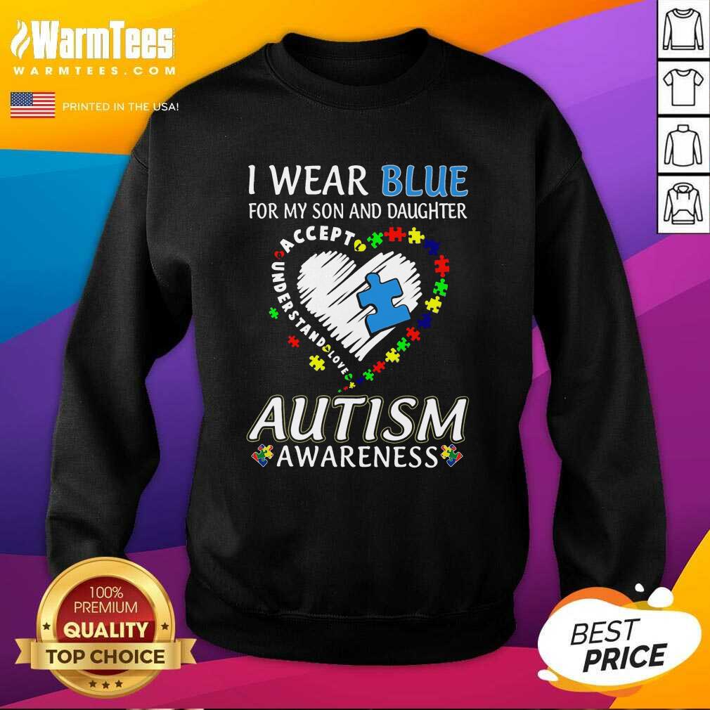 Original Blue Autism Daughter Awareness Shirt - Image 5