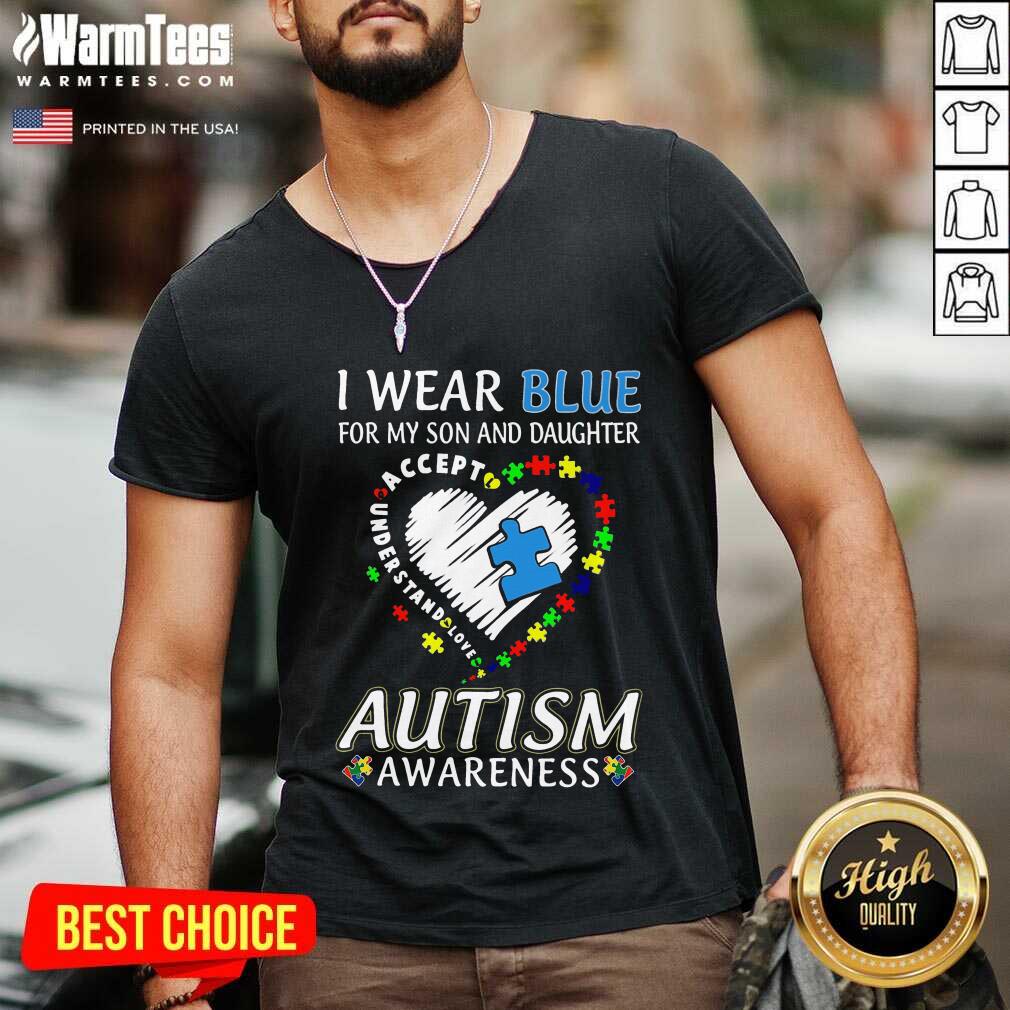 Original Blue Autism Daughter Awareness Shirt - Image 3