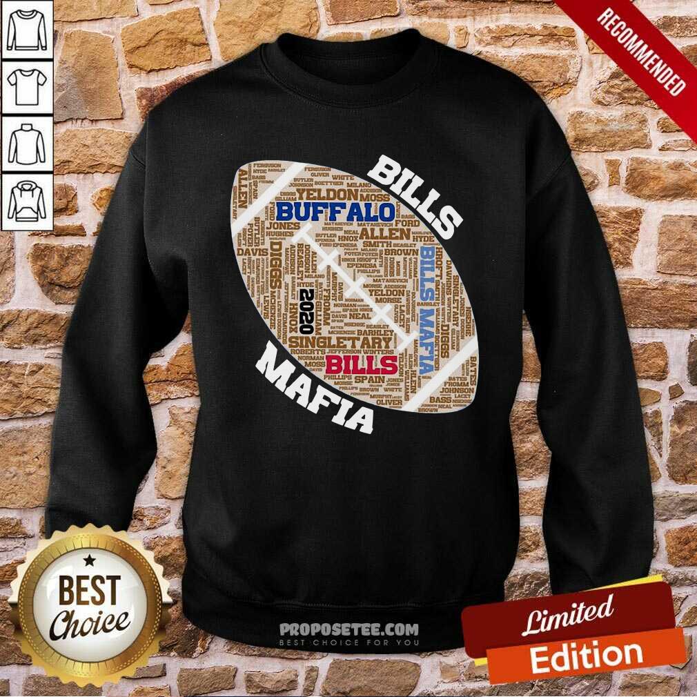 Original Buffalo Bills Mafia Yeldon 2020 Rugby Ball Shirt - Image 5