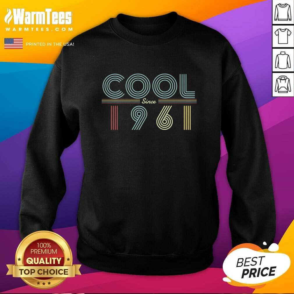Original Cool Since 1961 Birthday Vintage Shirt - Image 3