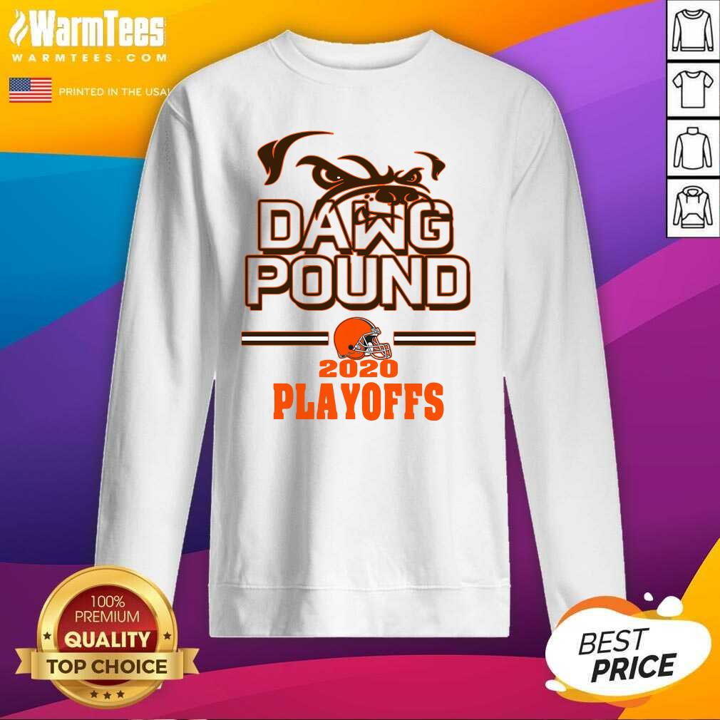 Original Dawg Pound 2020 Playoffs Cleveland Browns Shirt - Image 3
