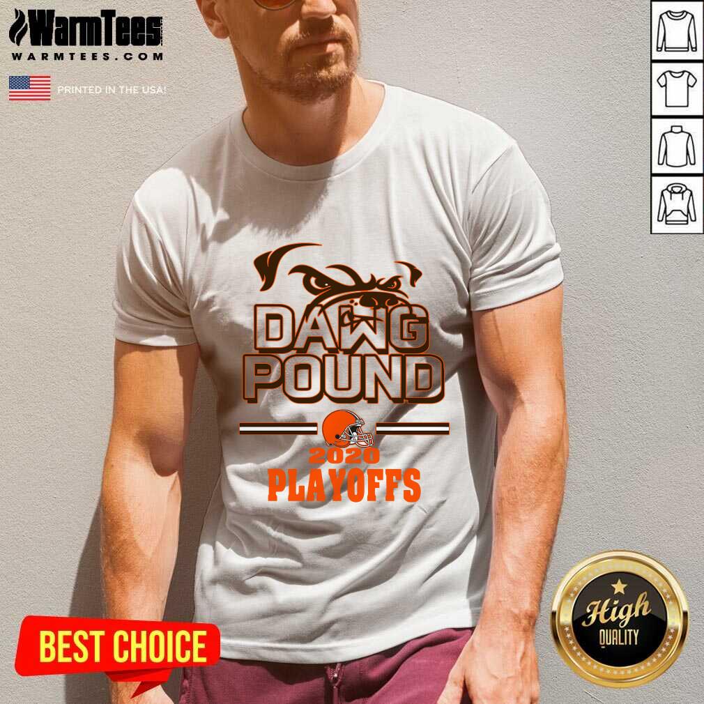 Original Dawg Pound 2020 Playoffs Cleveland Browns Shirt - Image 5