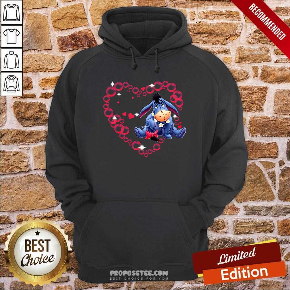 Original Eeyore Heart Valentines Day Shirt - Image 2