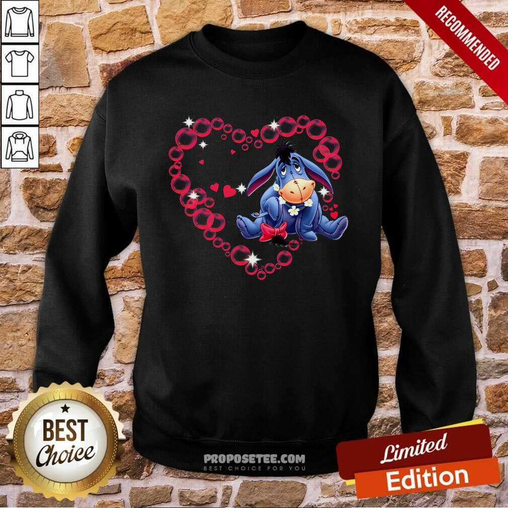 Original Eeyore Heart Valentines Day Shirt - Image 5