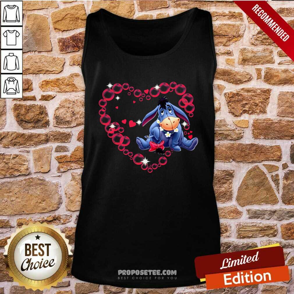 Original Eeyore Heart Valentines Day Shirt - Image 4