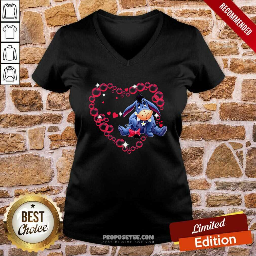 Original Eeyore Heart Valentines Day Shirt - Image 3
