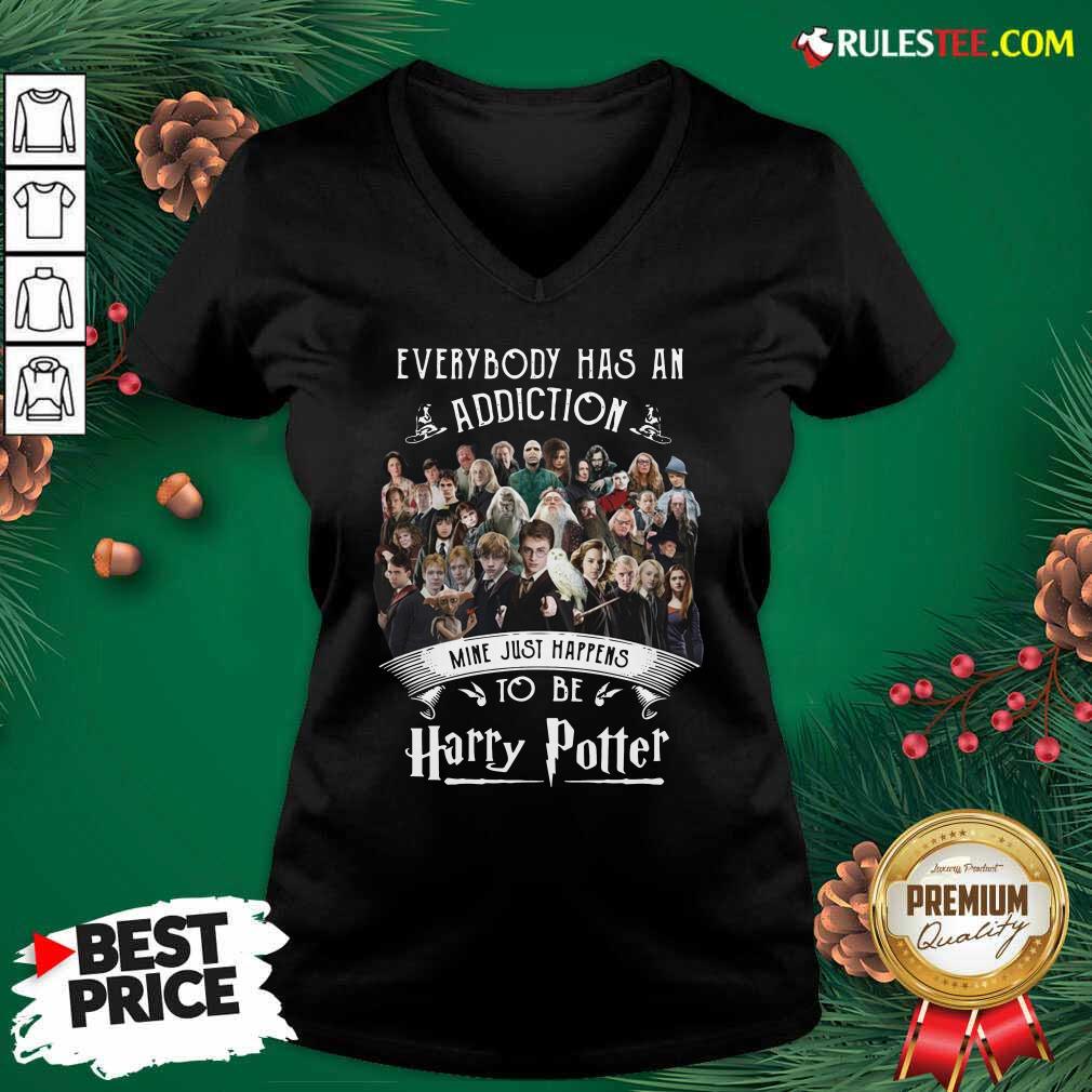 Original Everybody Has An Addiction Mine Just Happens To Be Harry Potter Shirt - Image 3
