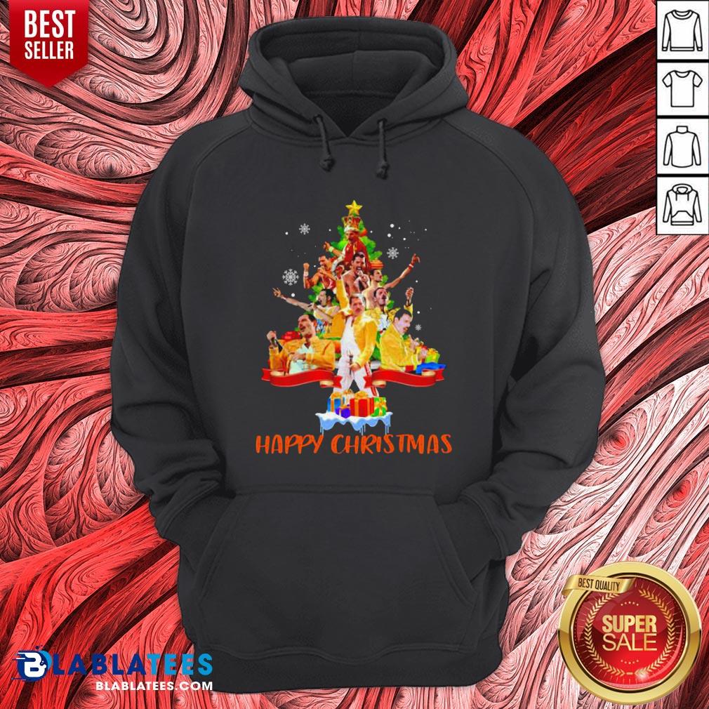 Original Freddie Mercury Happy Christmas Tree Shirt - Image 3