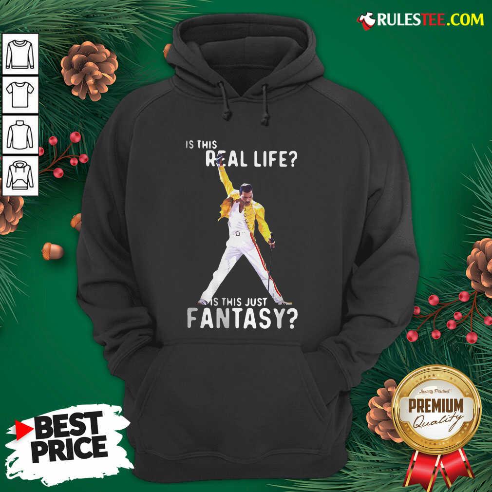 Original Freddie Mercury Is This Real Life Is This Just Fantasy Shirt - Image 2