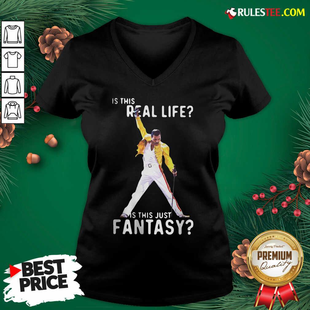 Original Freddie Mercury Is This Real Life Is This Just Fantasy Shirt - Image 3