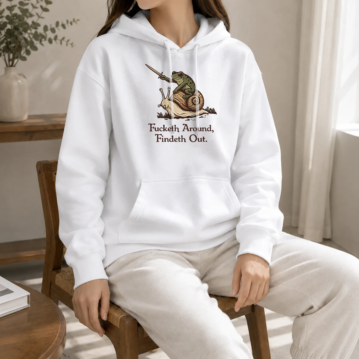 Original Fucketh Around Findeth Out Frog Snail Shirt - Image 5