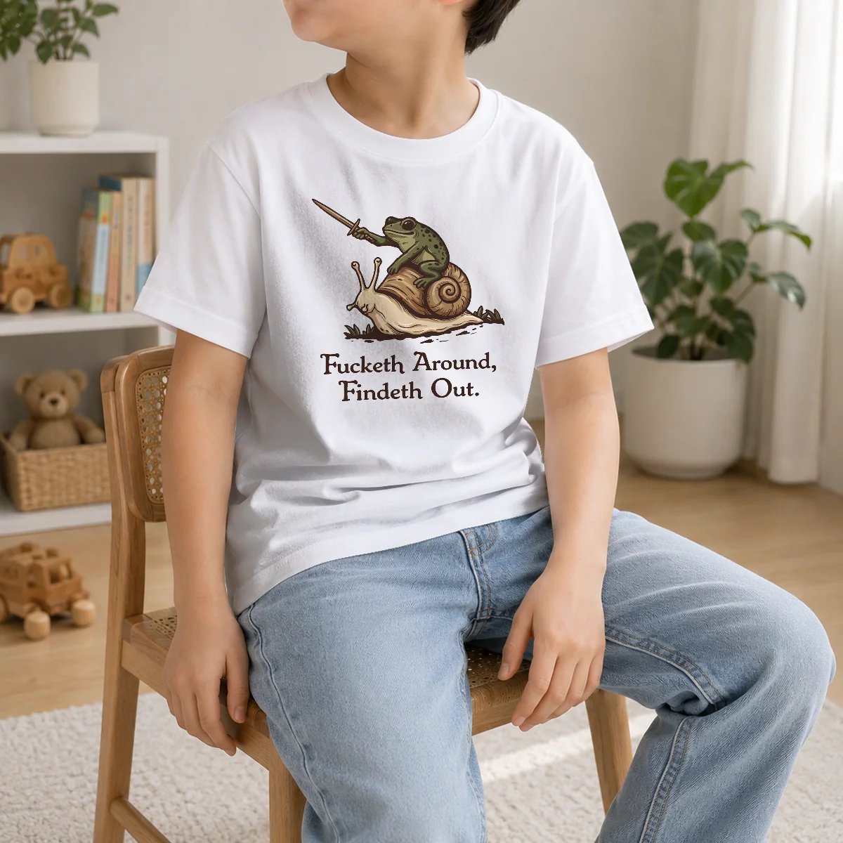 Original Fucketh Around Findeth Out Frog Snail Shirt - Image 9