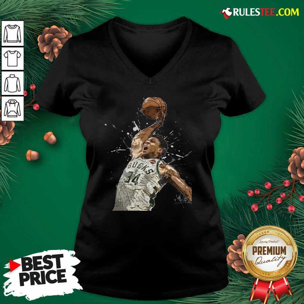 Original Giannis Antetokounmpo 34 Bucks Jersey Basketball Shirt - Image 3