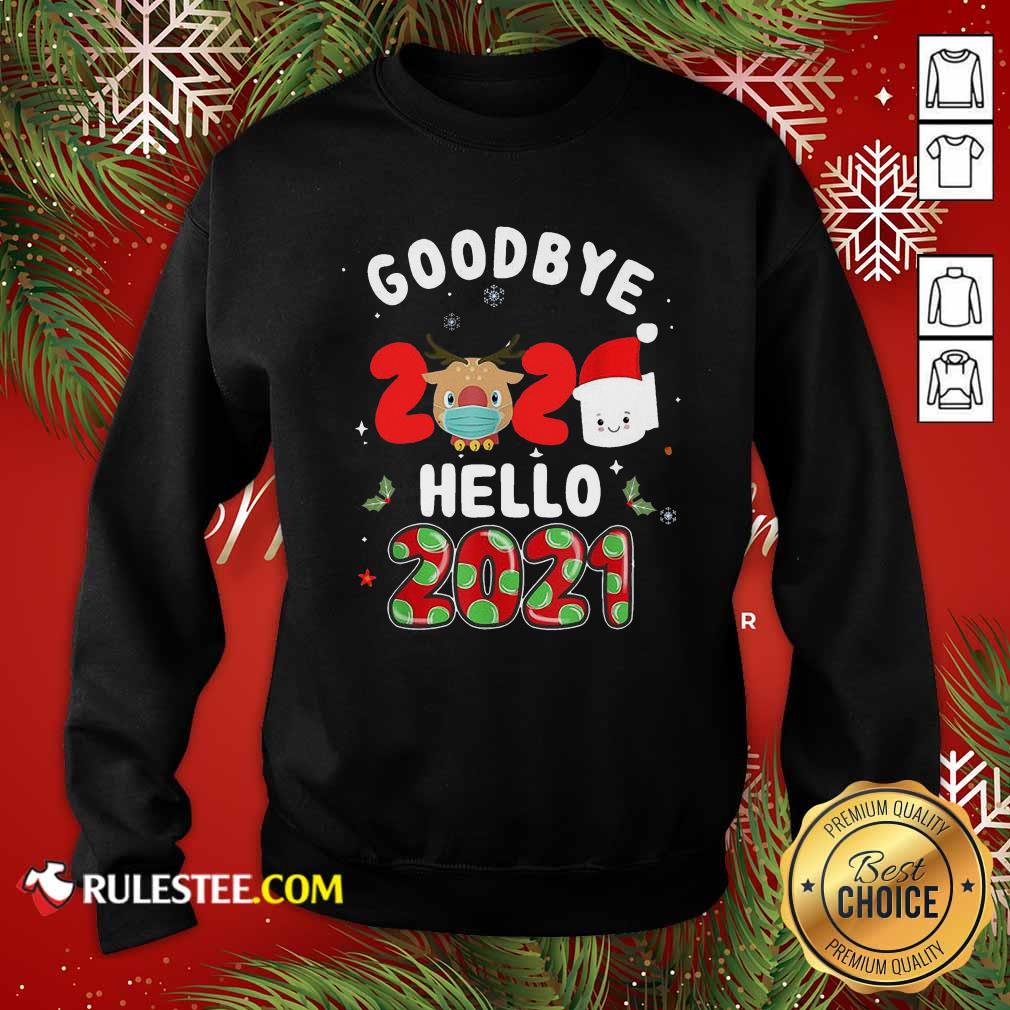 Original Goodbye 2020 Toilet Paper Santa Hello 2021 Shirt - Image 5