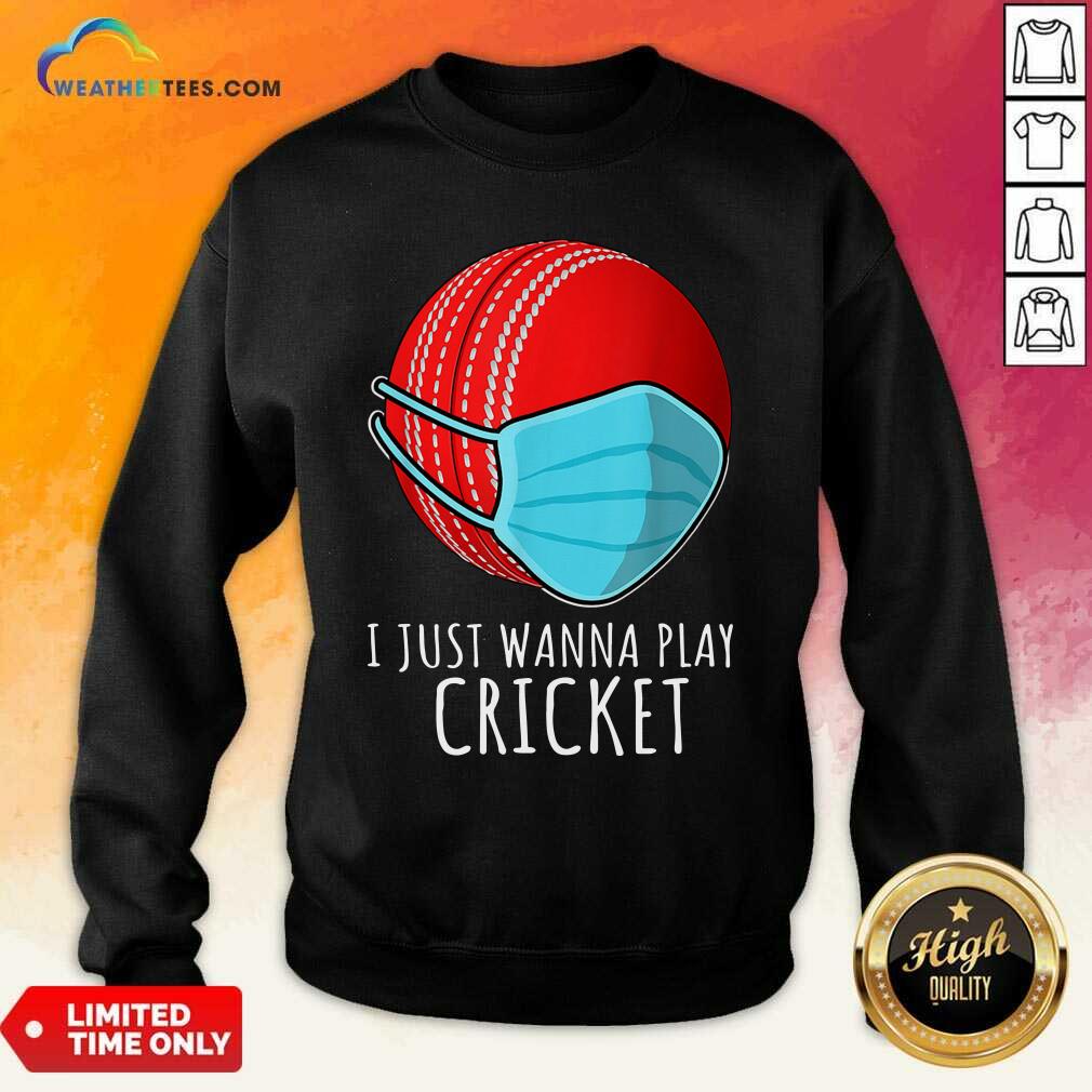 Original I Just Wanna Play Cricket Shirt - Image 4