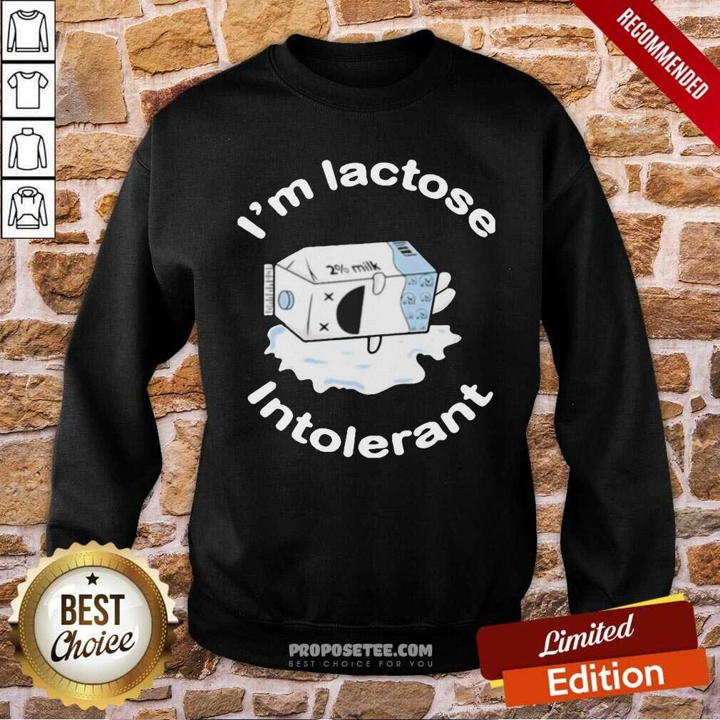 Original I’m Lactose Intolerant Milk Shirt - Image 5
