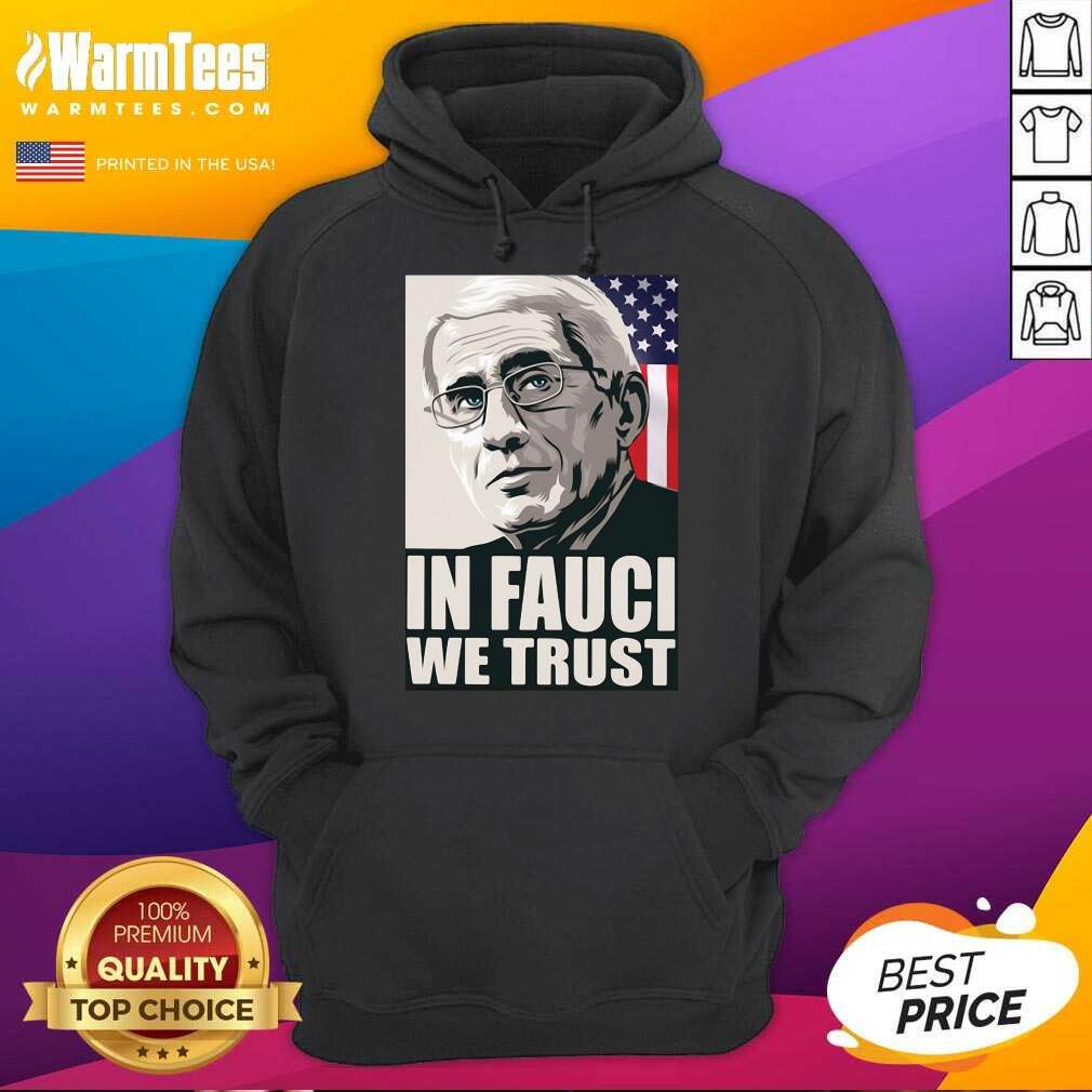Original In Fauci We Trust American Flag Shirt - Image 2