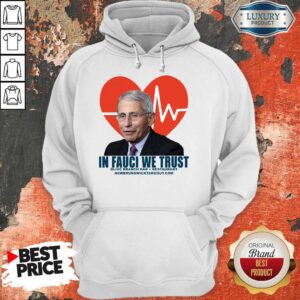 Alternative view of Original In Fauci We Trust Olive Branch Bar And Restaurant Shirt