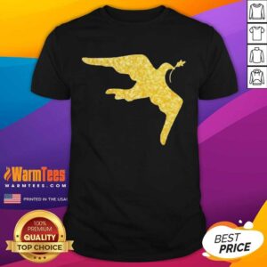 Original Inauguration Outfit Gold Dove Brooch Shirt